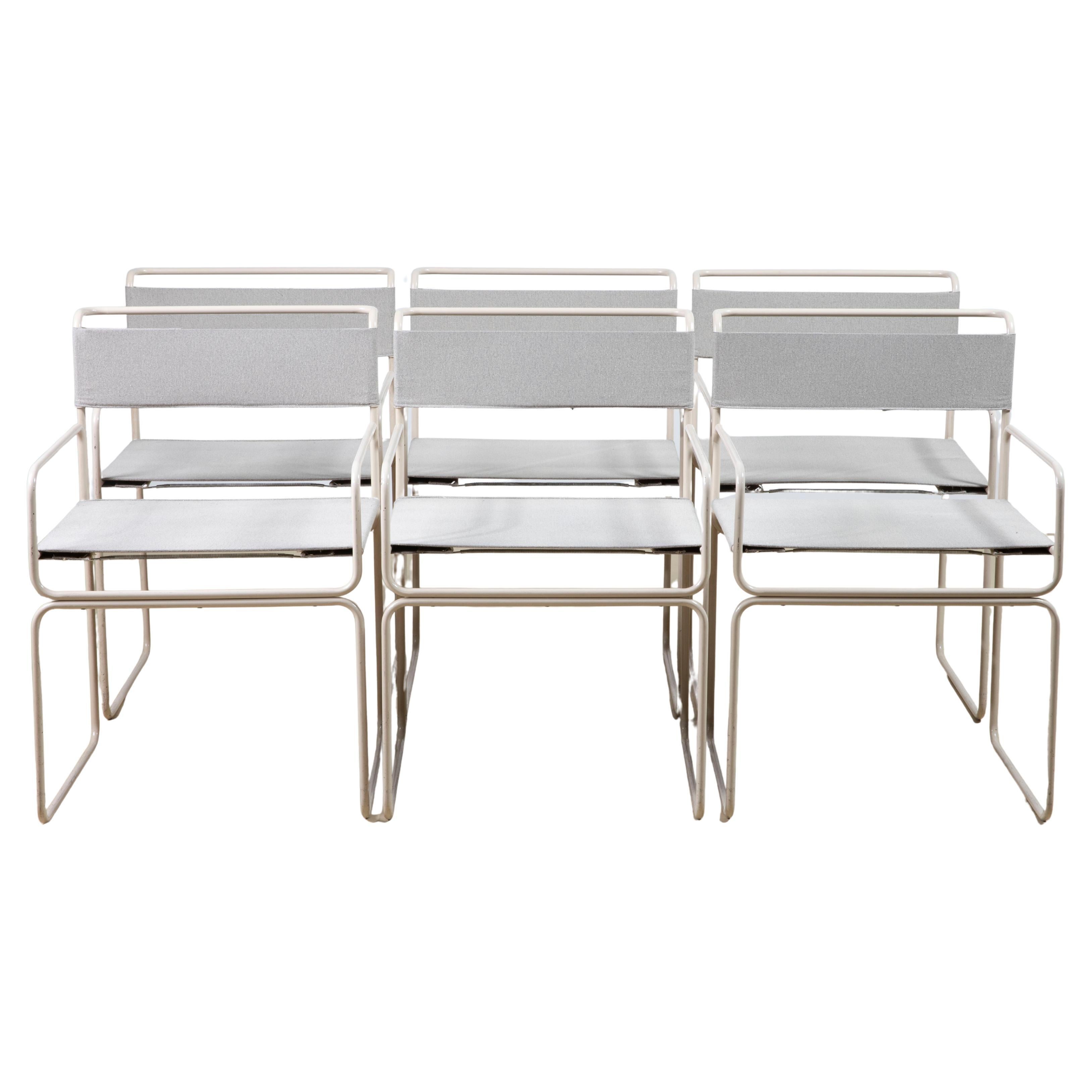 Giovanni Carini, Set of 6 'Dragonfly' Chairs for Planula, First Edition, Italy For Sale