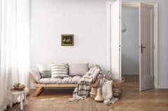 TWO TORTOISESHELL GUINEA PIGS, Italian Old Master Painting 17th C Oil Canvas