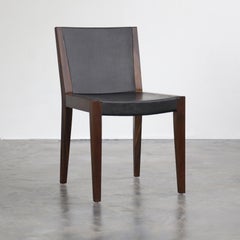 Solid Argentine Rosewood and Leather Dining Chair from Costantini, Giovanni