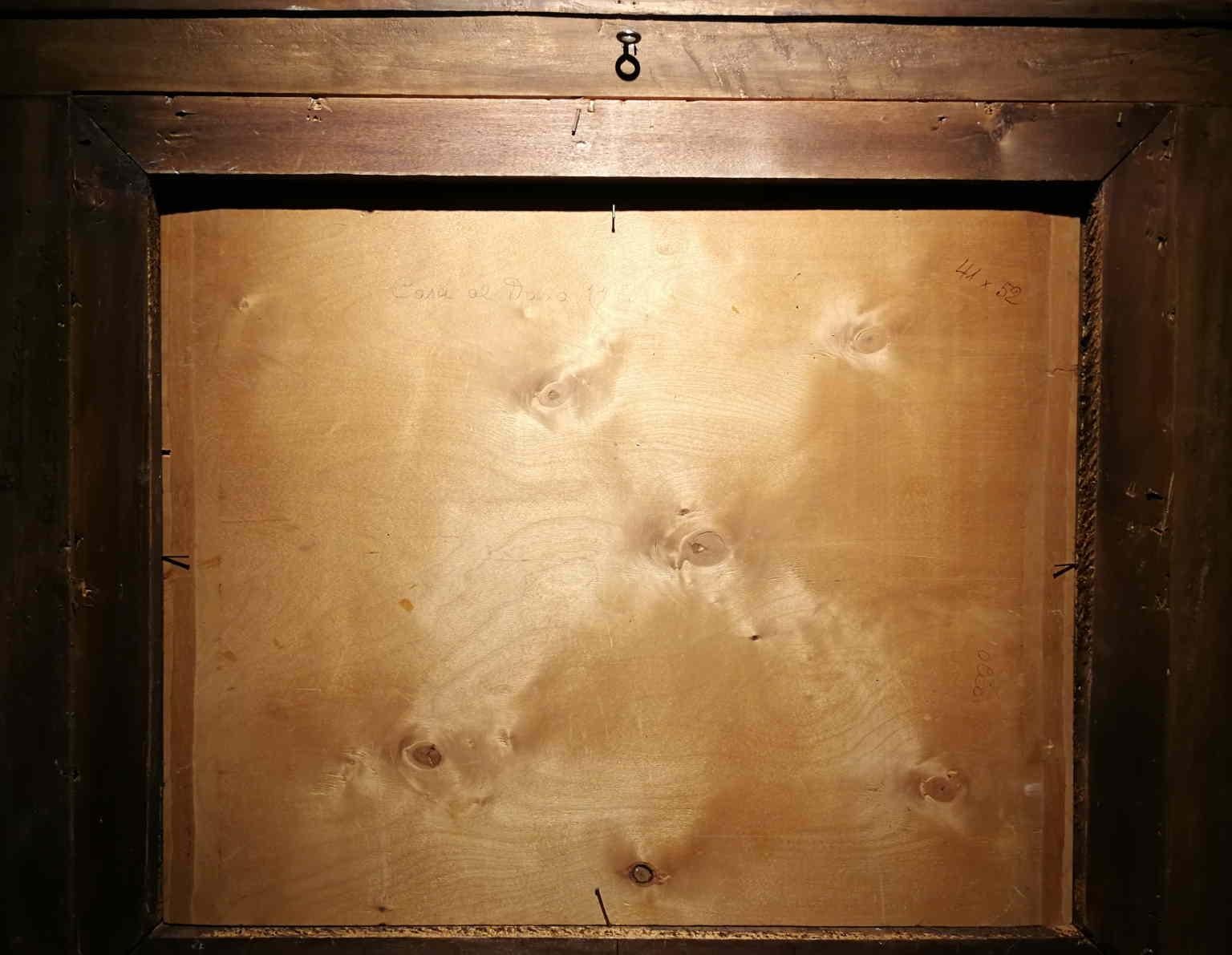 Dipinto figurativo paesaggio toscano del XX secolo olio su tavola in vendita 2