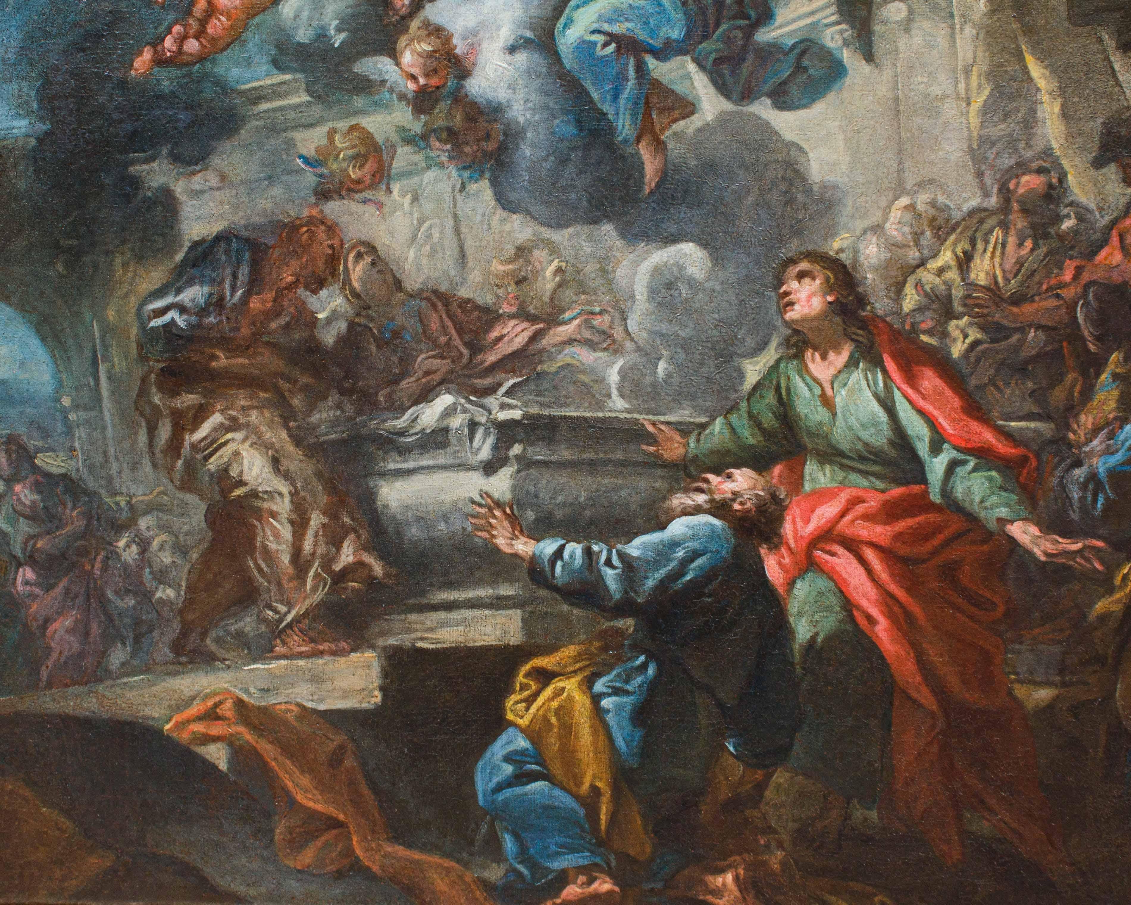 Assunzione della Vergine Dipinto di Giovanni Coli e Filippo Gherardi For Sale 5