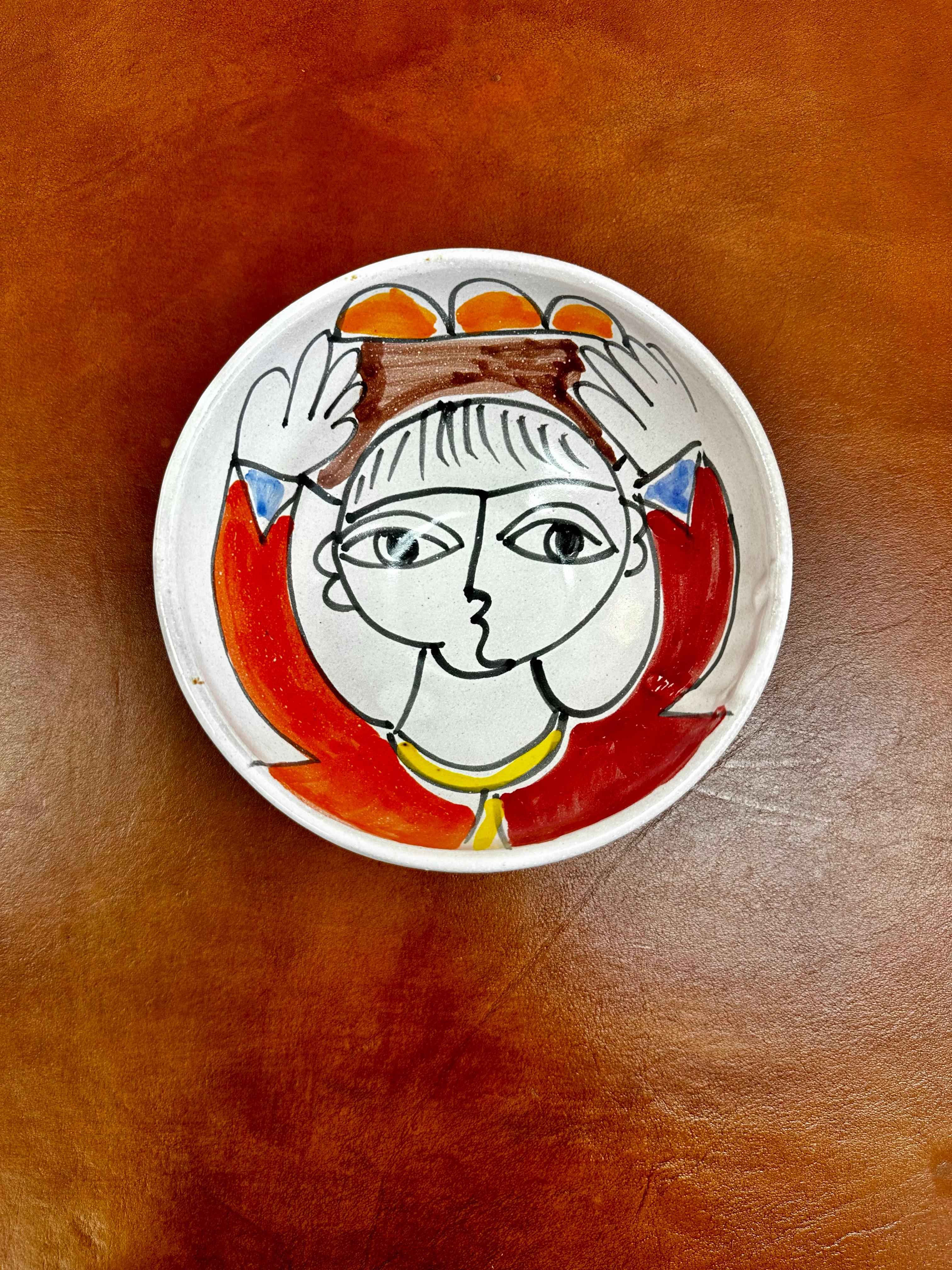 Ceramica Set di piatti e ciotole dipinte a mano 