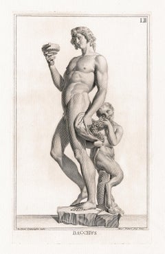 Baco" - Realismo clásico italiano del siglo XVIII