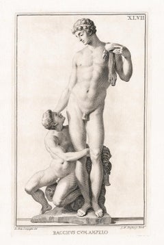 'Baco Cumampelo' - Realismo clásico italiano del siglo XVIII