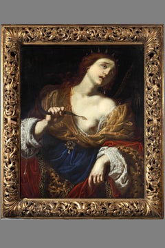 XVII secolo di Giovanni Domenico Ferrucci La morte di Cleopatra Olio su tela