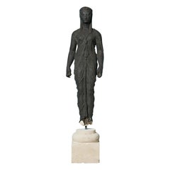 Giovanni Domenico Giannelli (1775-1841) Statue en plâtre représentant une déesse égyptienne
