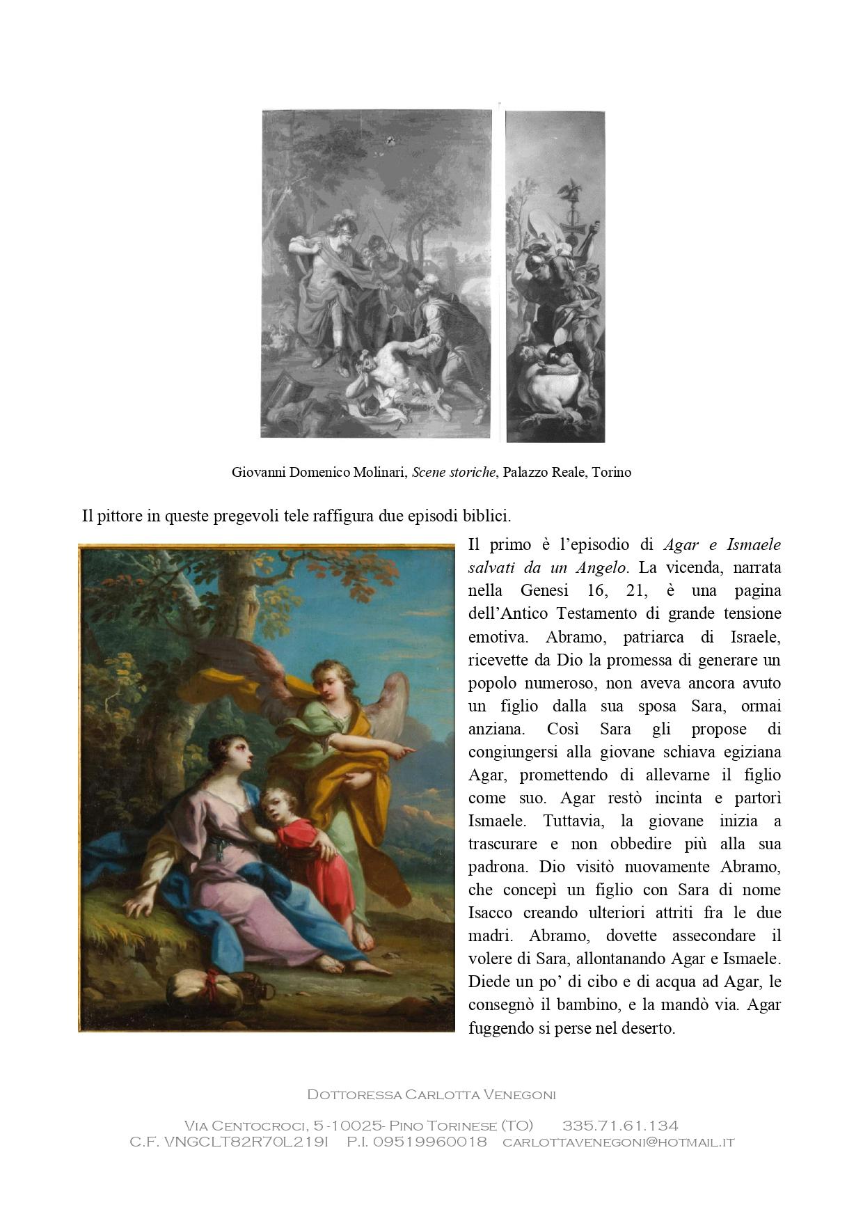 Giovanni Domenico Molinari, Italian 18th Century Oil on Canvas, Biblical Scenes 6