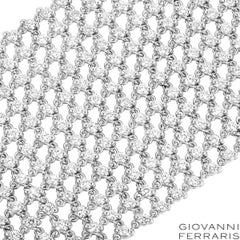 Giovanni Ferraris Weißgold-Diamantarmband 14,56 Karat