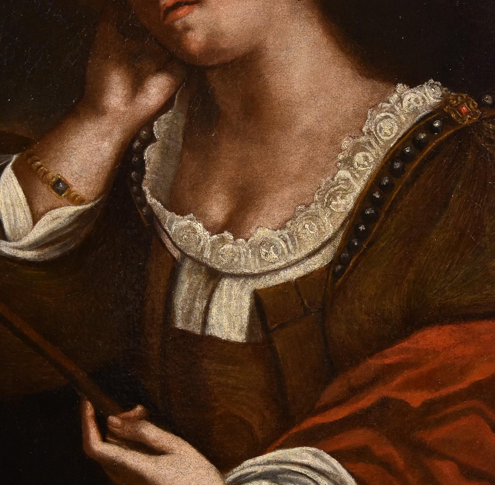 La Hechicera Circe Pintura Óleo sobre lienzo Siglo XVII Viejo maestro italiano Guercino 4