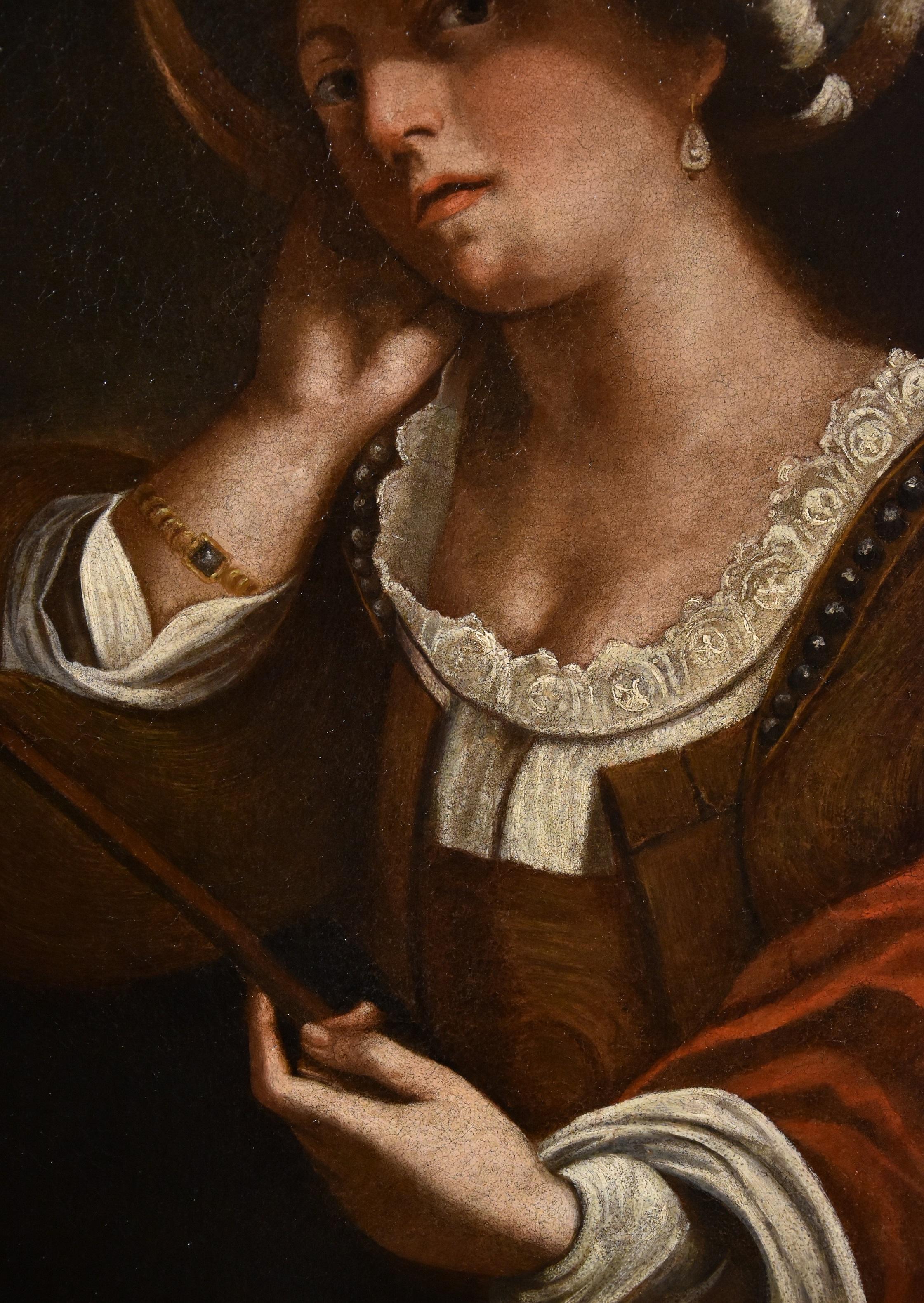 La Hechicera Circe Pintura Óleo sobre lienzo Siglo XVII Viejo maestro italiano Guercino 5