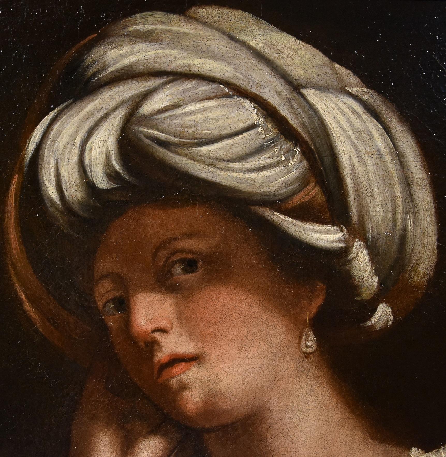 La Hechicera Circe Pintura Óleo sobre lienzo Siglo XVII Viejo maestro italiano Guercino 8