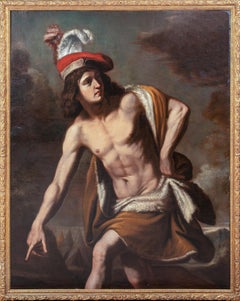 Antique David & the Head Of Goliath, 17th Century - GUERCINO (1591-1666)