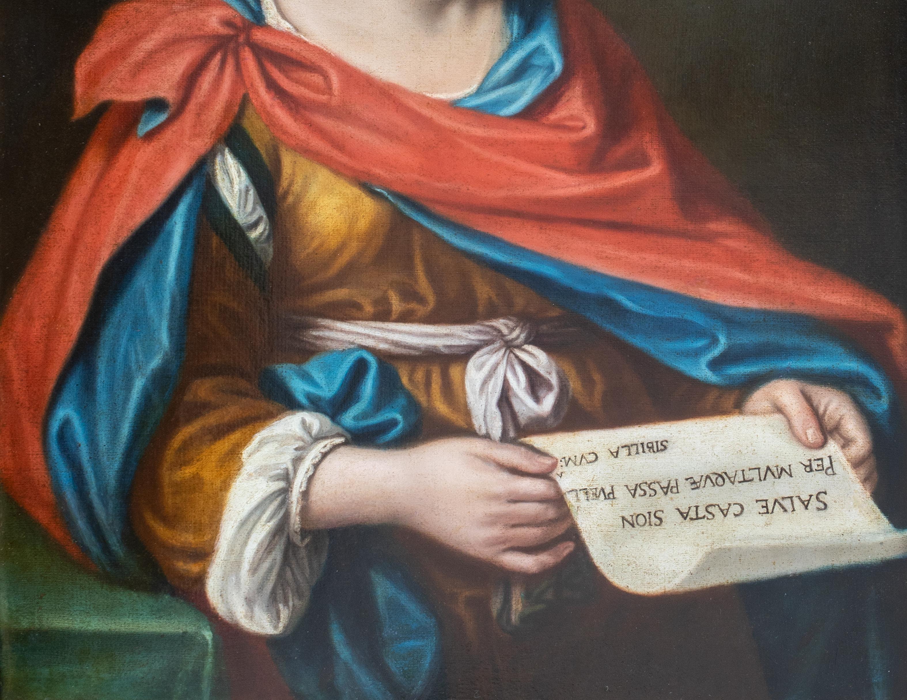 Portrait Of The Persian Sybil, 17th Century   School of GUERCINO (1591-1666) For Sale 7