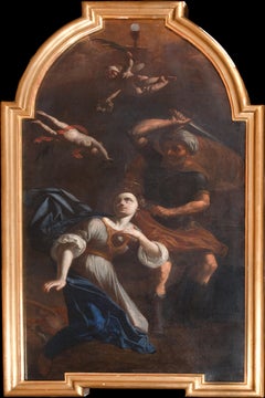 The Martyrdom Of Saint Barbara, 17th Century  SCHOOL OF GUERCINO (1581-1666)