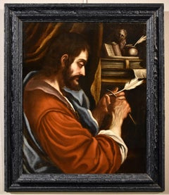 Saint Mark Evangelist Guercino Paint Oil on canvas Old master 17th Century Italy