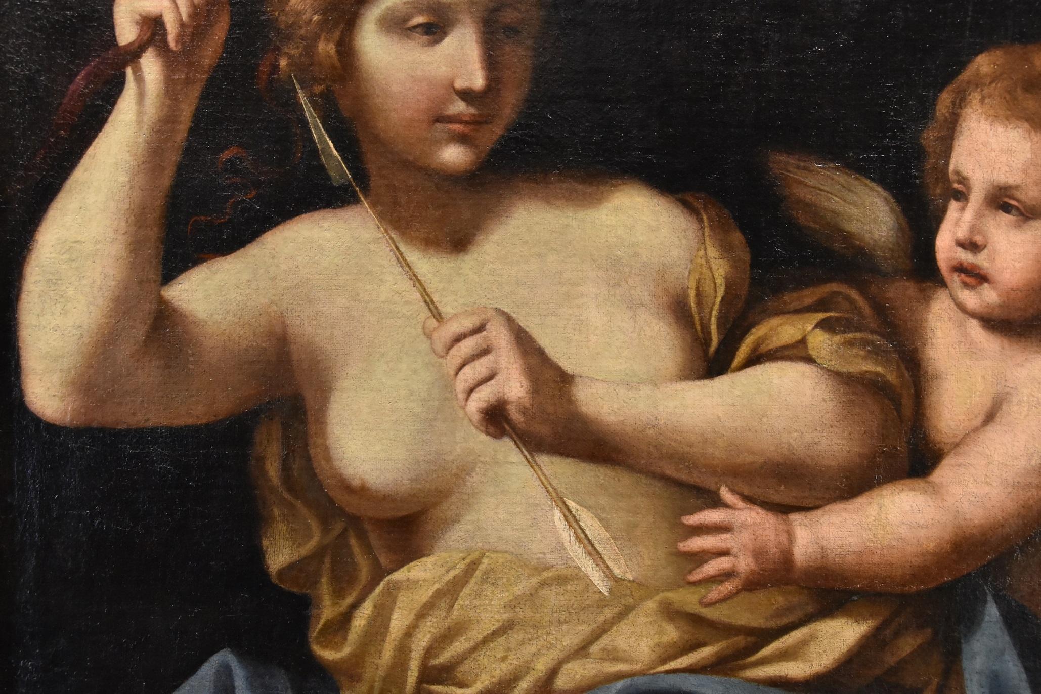 Venere Amorosa Guercino 17° Secolo Dipinto Olio su tela Antico maestro Scuola emiliana in vendita 8