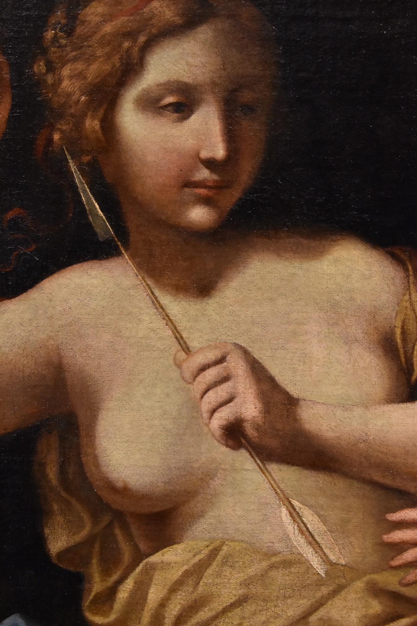 Venere Amorosa Guercino 17° Secolo Dipinto Olio su tela Antico maestro Scuola emiliana in vendita 11
