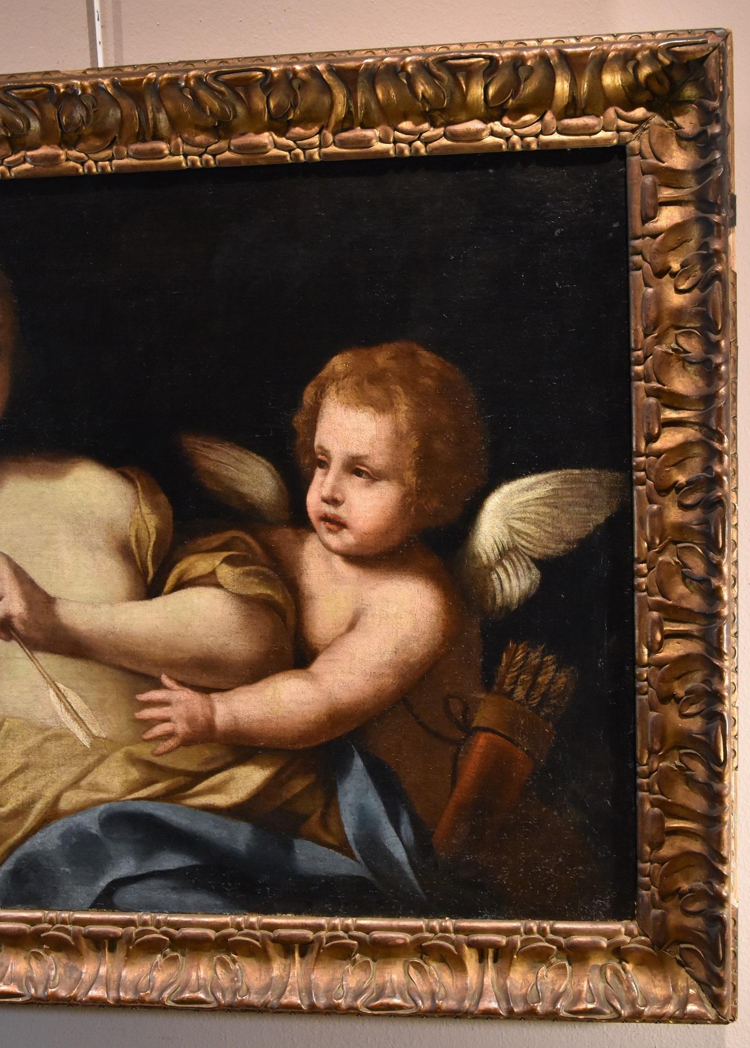 Venere Amorosa Guercino 17° Secolo Dipinto Olio su tela Antico maestro Scuola emiliana in vendita 15