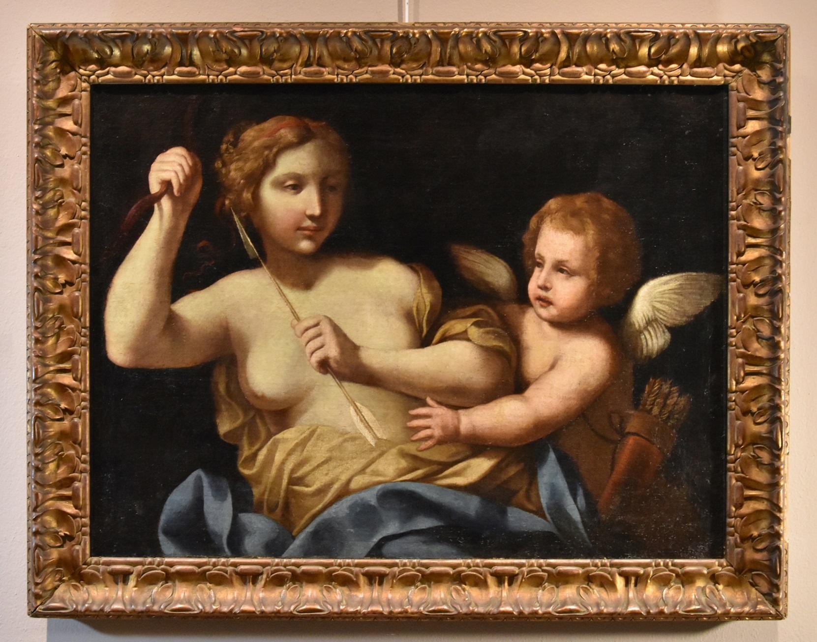 Venere Amorosa Guercino 17° Secolo Dipinto Olio su tela Antico maestro Scuola emiliana - Painting Antichi maestri di Giovanni Francesco Barbieri, the Guercino (Cento 1591 - Bologna 1666)