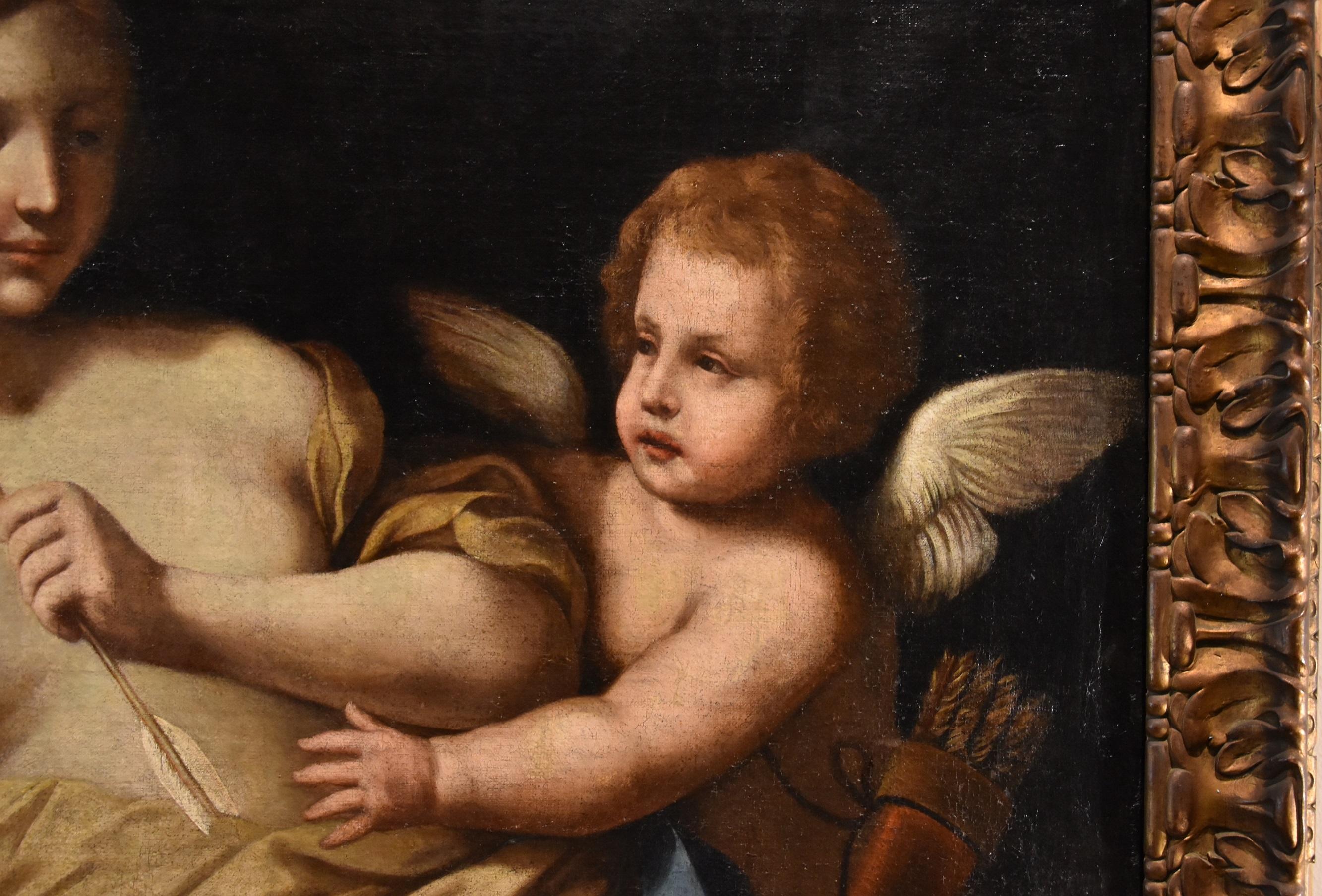 Venere Amorosa Guercino 17° Secolo Dipinto Olio su tela Antico maestro Scuola emiliana in vendita 1