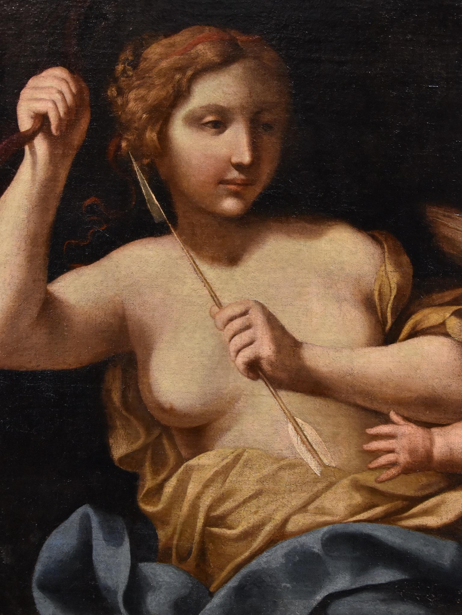 Venere Amorosa Guercino 17° Secolo Dipinto Olio su tela Antico maestro Scuola emiliana in vendita 5
