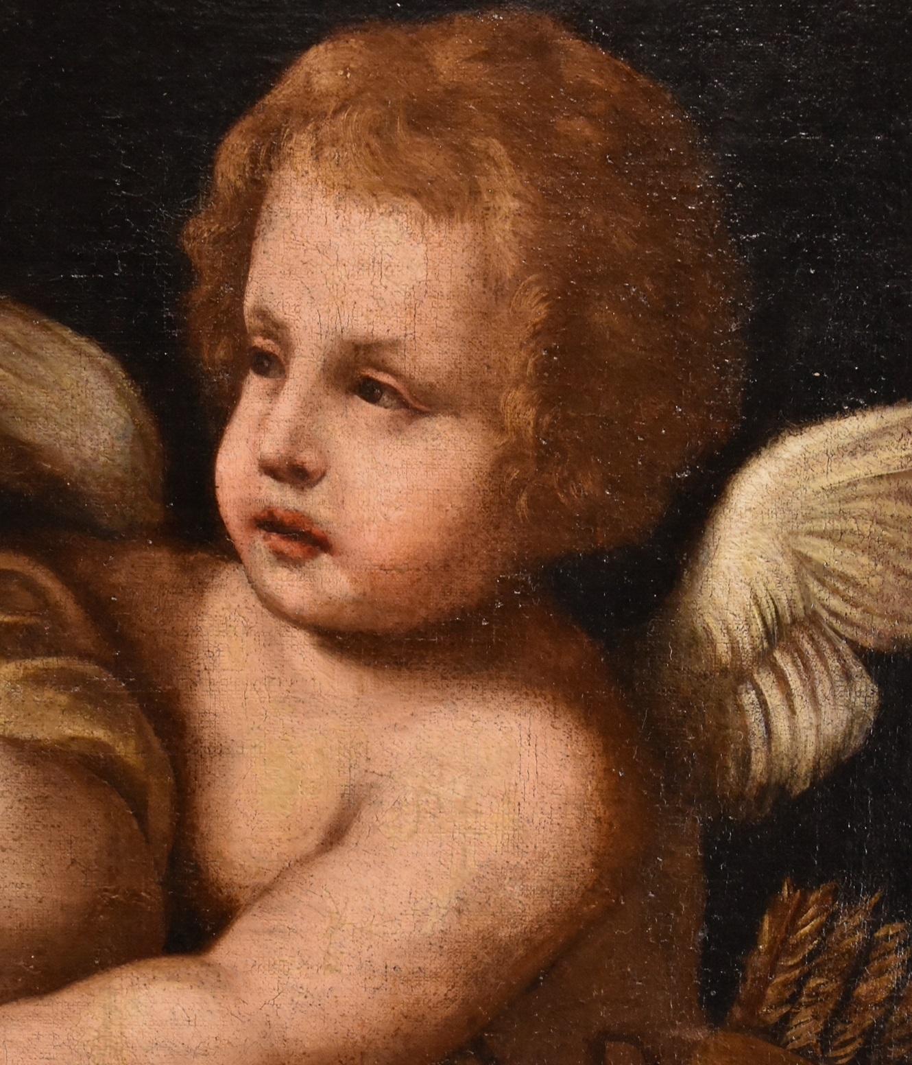 Venere Amorosa Guercino 17° Secolo Dipinto Olio su tela Antico maestro Scuola emiliana in vendita 6