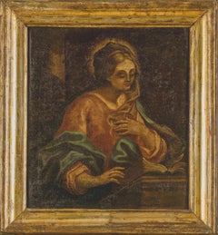 Period Italian Giovanni Francesco Romanelli Follower Painting