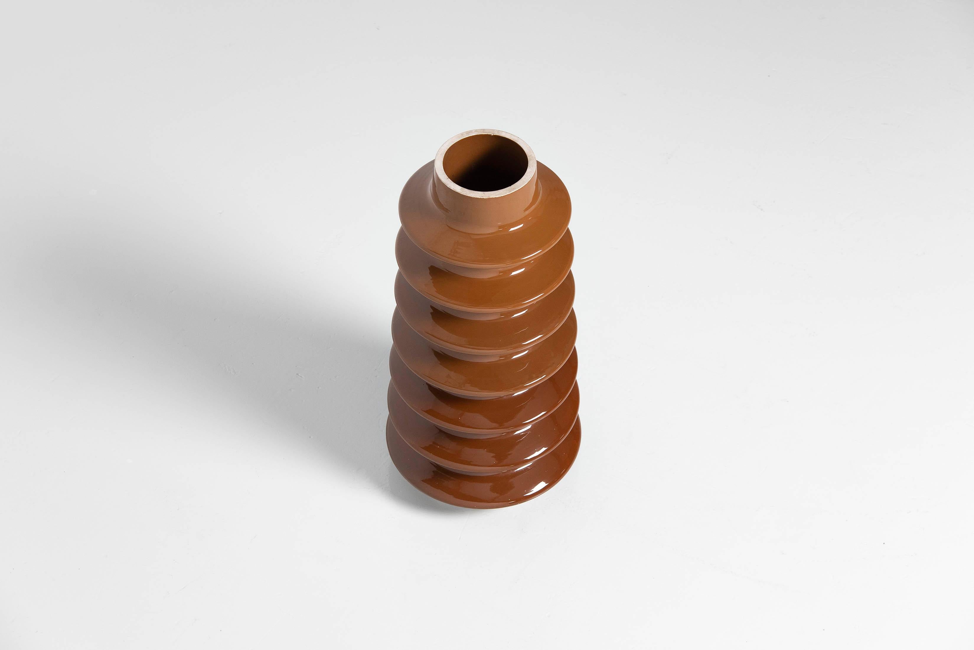 Glazed Giovanni Gariboldi Electric Insulator Richard Ginori, Italy, 1950 For Sale