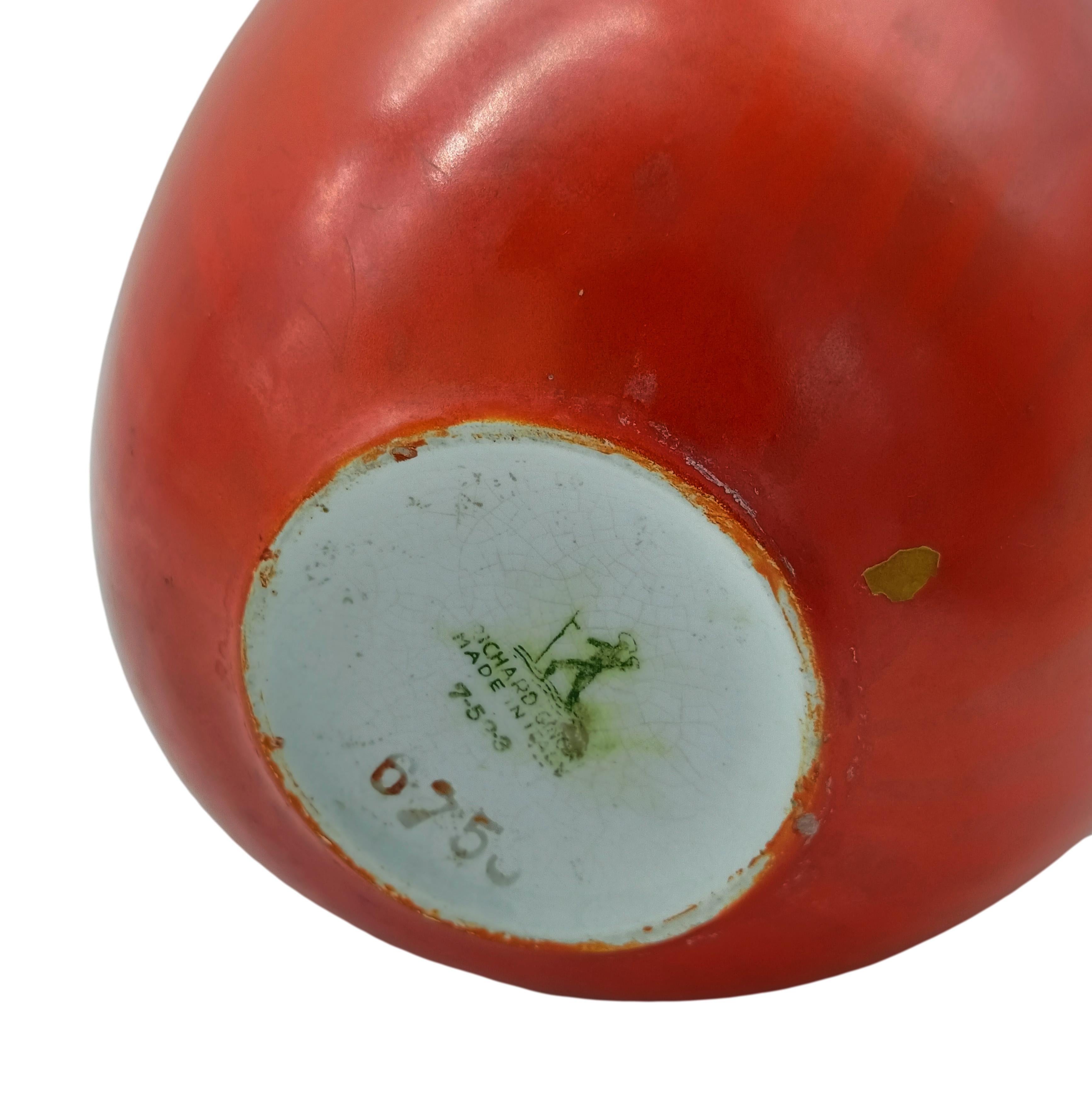 Italian Giovanni Gariboldi for Richard Ginori - San Cristoforo Ceramic Vase, Italy 1930s For Sale