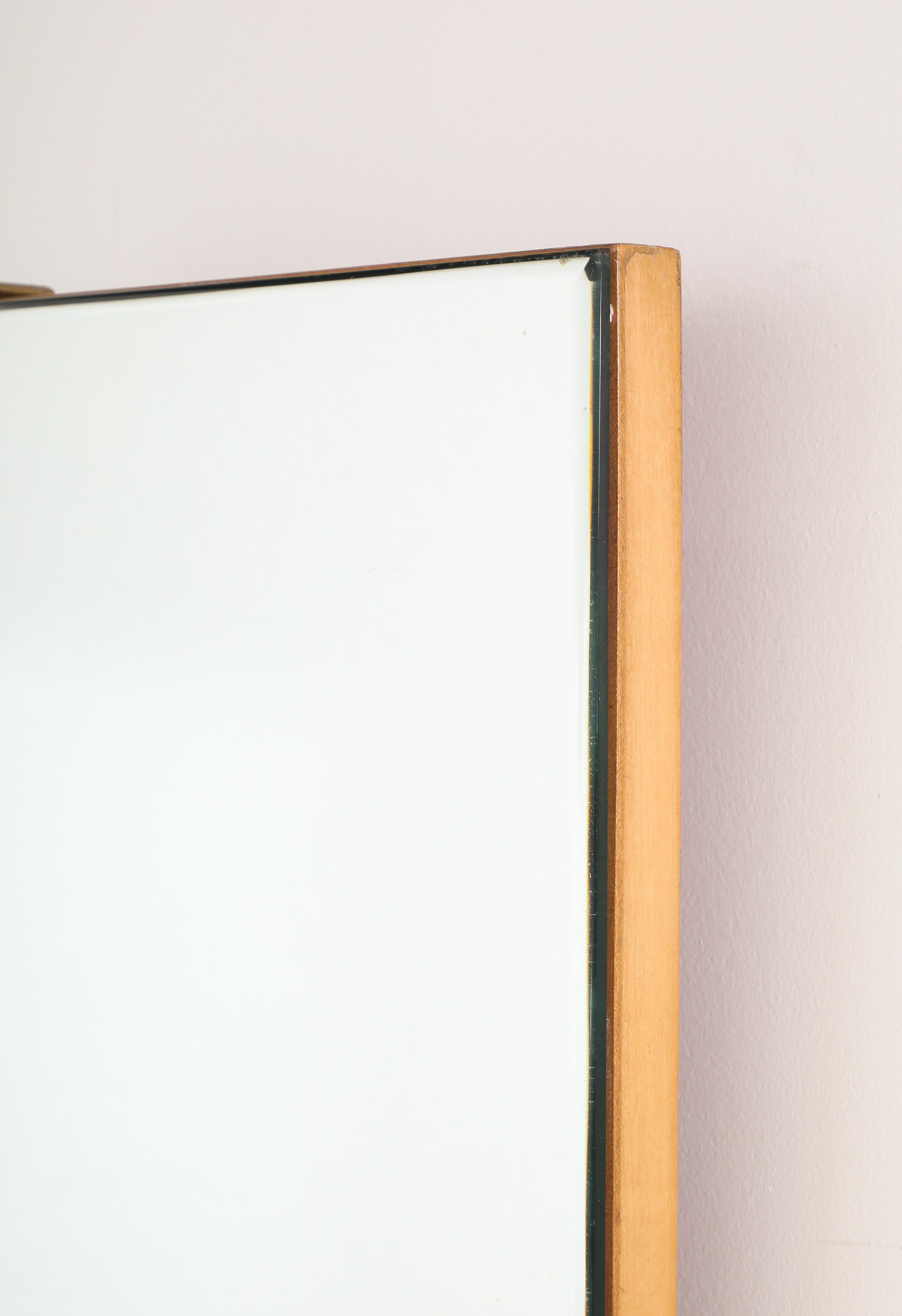 Giovanni Gariboldi Paar Wandspiegel aus Glas und Vergoldung, Italien, um 1950 im Angebot 6