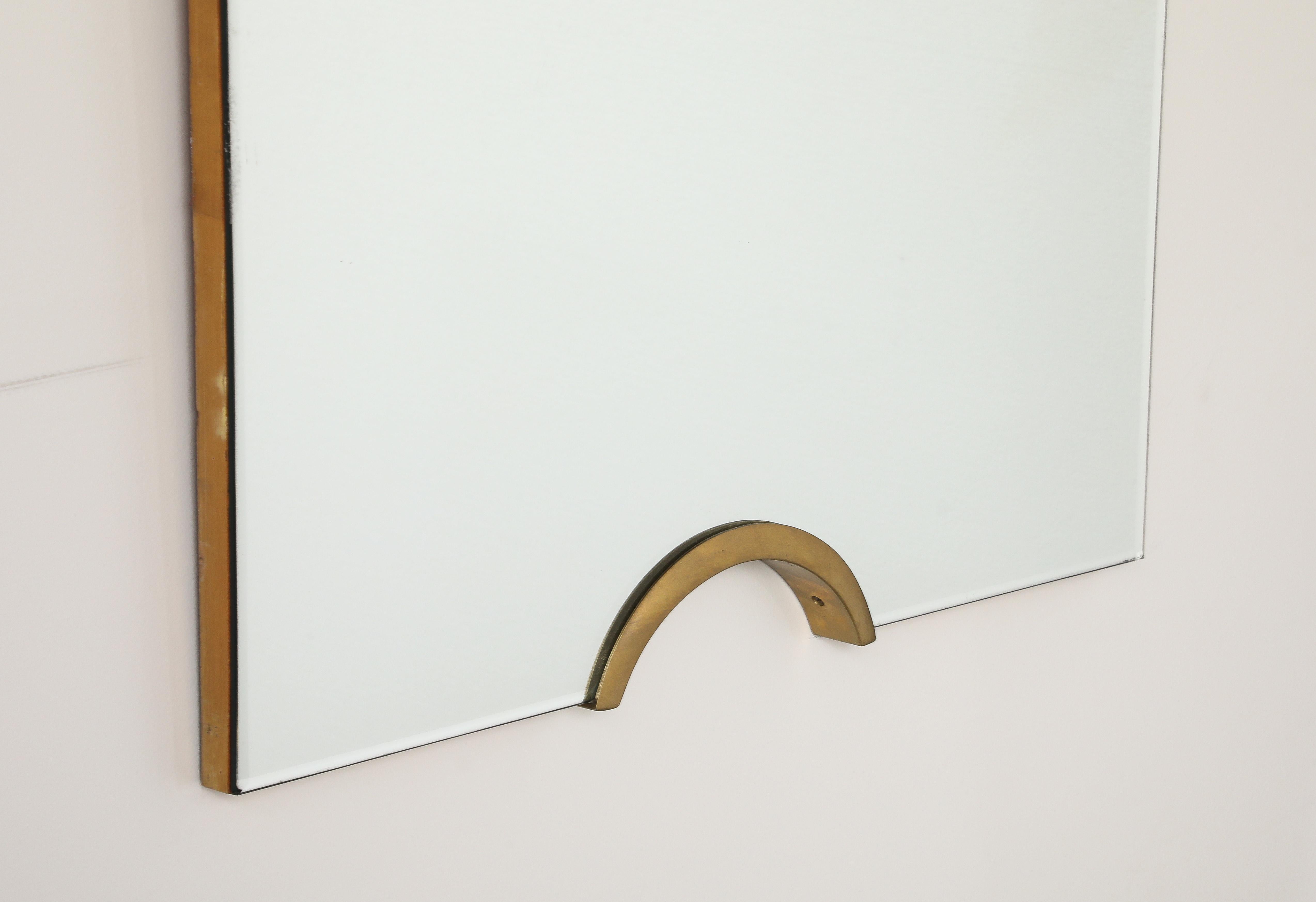 Giovanni Gariboldi Paar Wandspiegel aus Glas und Vergoldung, Italien, um 1950 im Zustand „Gut“ im Angebot in New York, NY