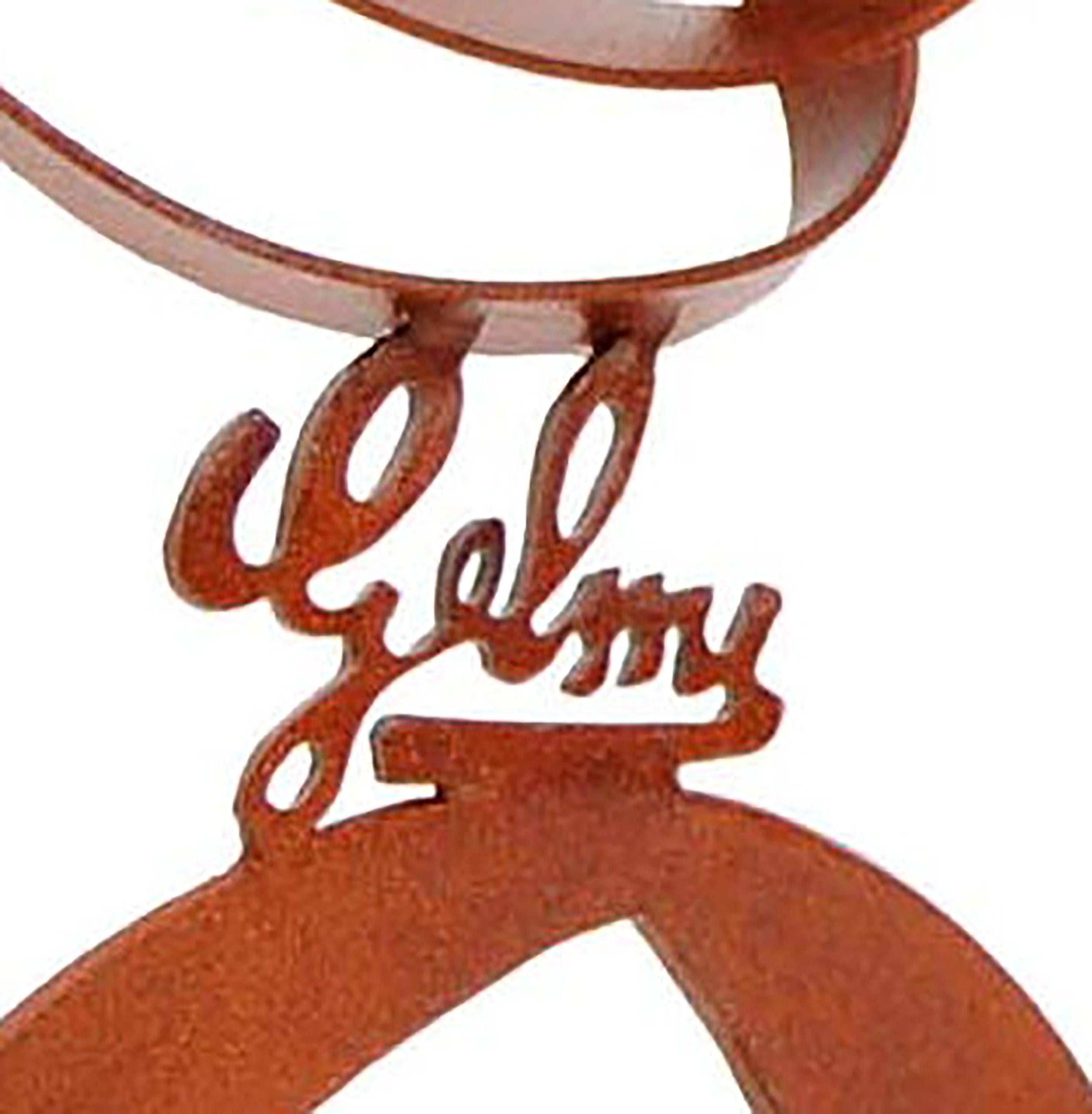 12-Love-Rime - Giovanni Gelmi - sculpture contemporaine en acier Corten patiné en vente 3