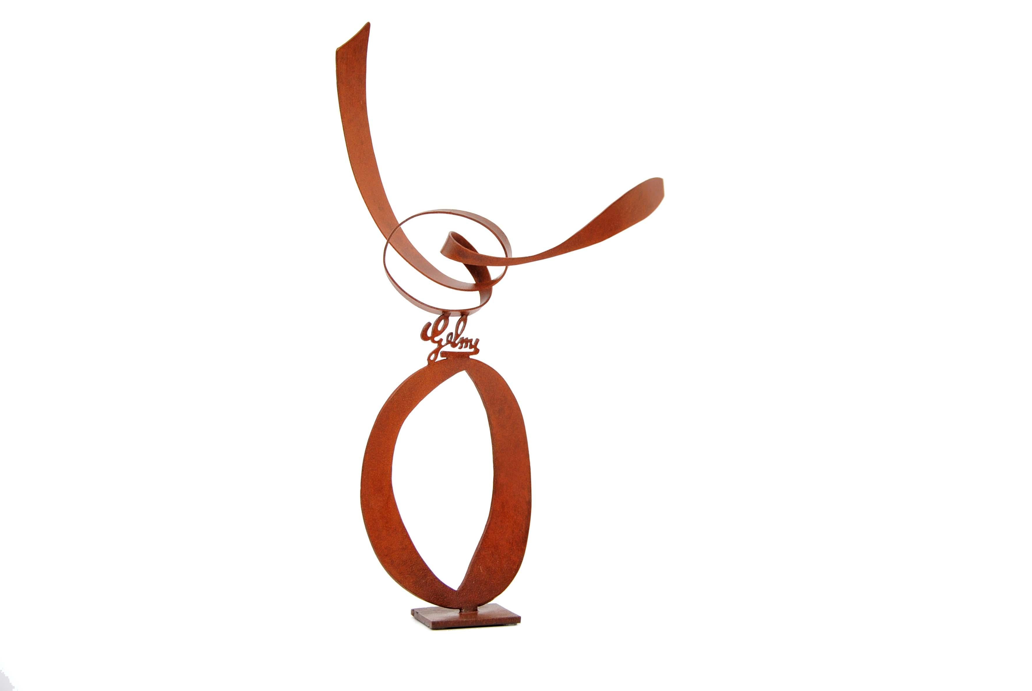 12-Love-Rime - Giovanni Gelmi - sculpture contemporaine en acier Corten patiné en vente 4