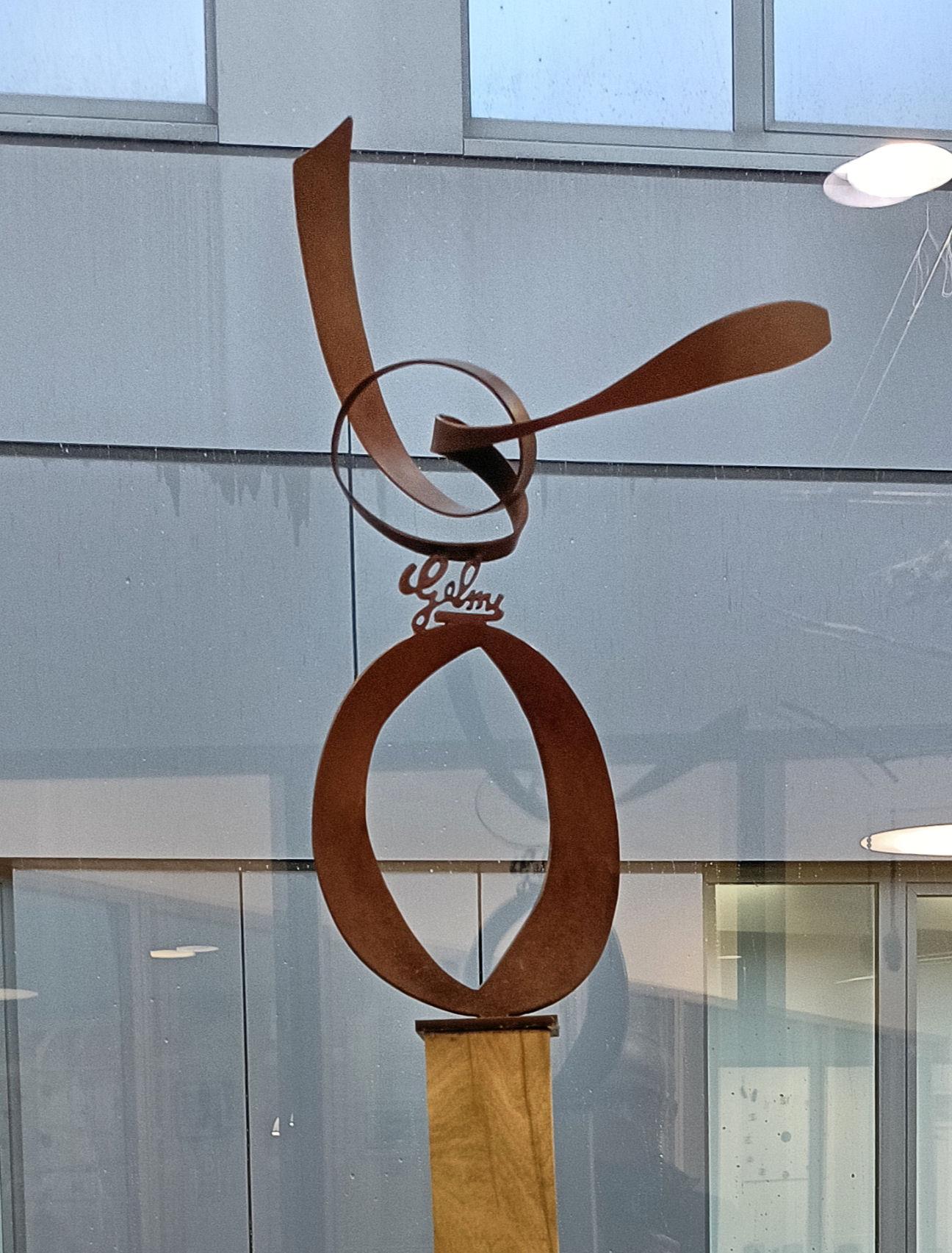 12-Love-Rime - Giovanni Gelmi - sculpture contemporaine en acier Corten patiné en vente 5