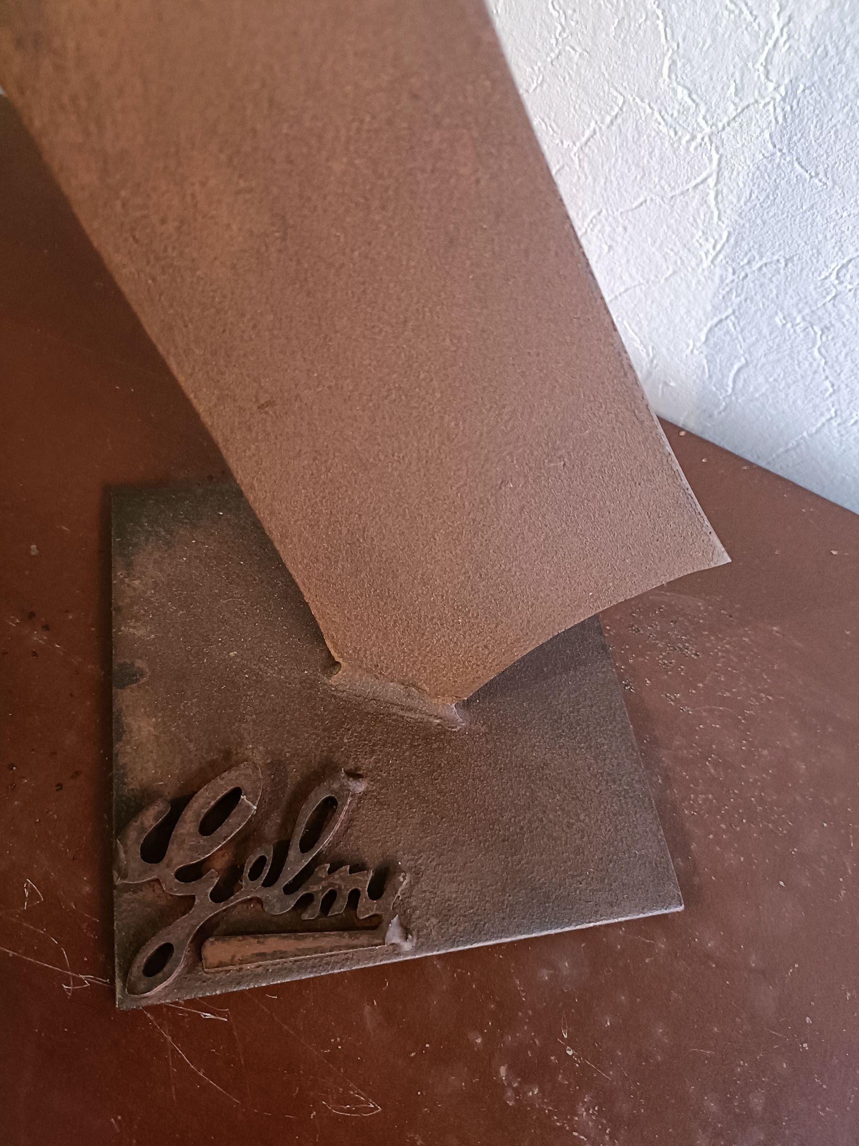 140-Gratte Ciel - Giovanni Gelmi - zeitgenössische Skulptur aus patiniertem Cortenstahl im Angebot 4