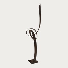 140-Gratte Ciel - Giovanni Gelmi - contemporary patinated Steel Corten sculpture