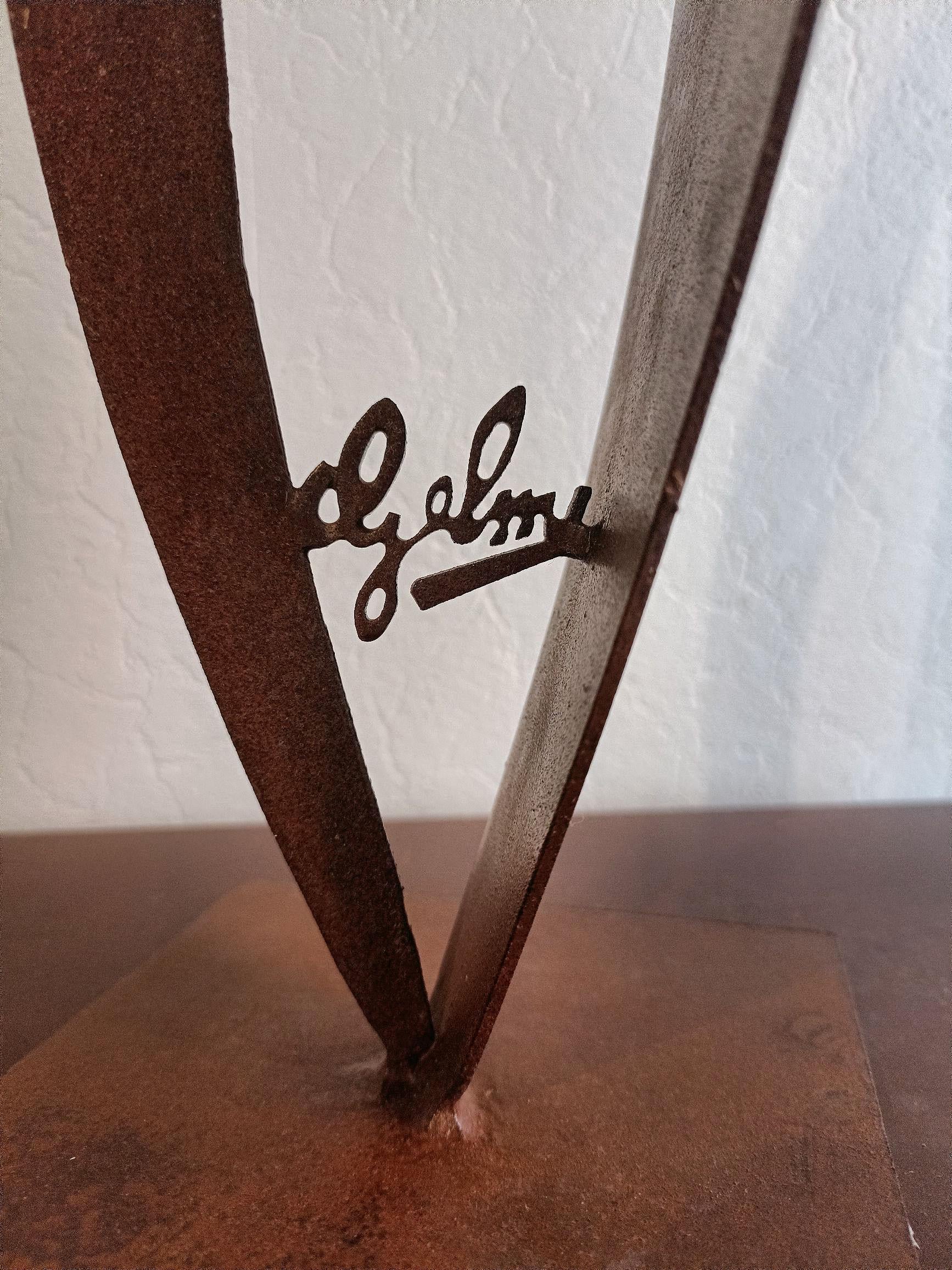 30-Merci-Gracie - Giovanni Gelmi - sculpture contemporaine en acier Corten patiné en vente 3