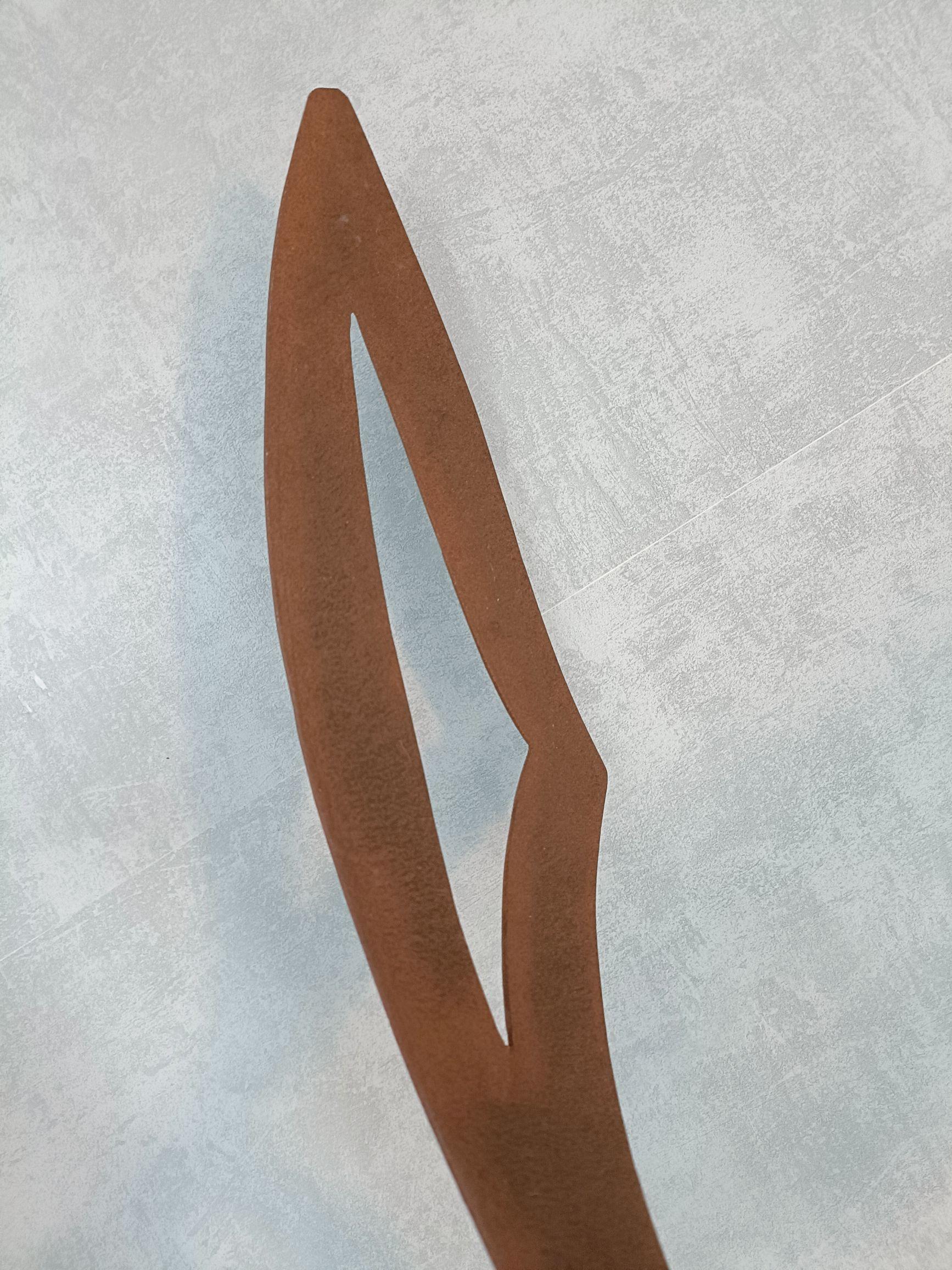 30-Merci-Gracie - Giovanni Gelmi - sculpture contemporaine en acier Corten patiné en vente 4