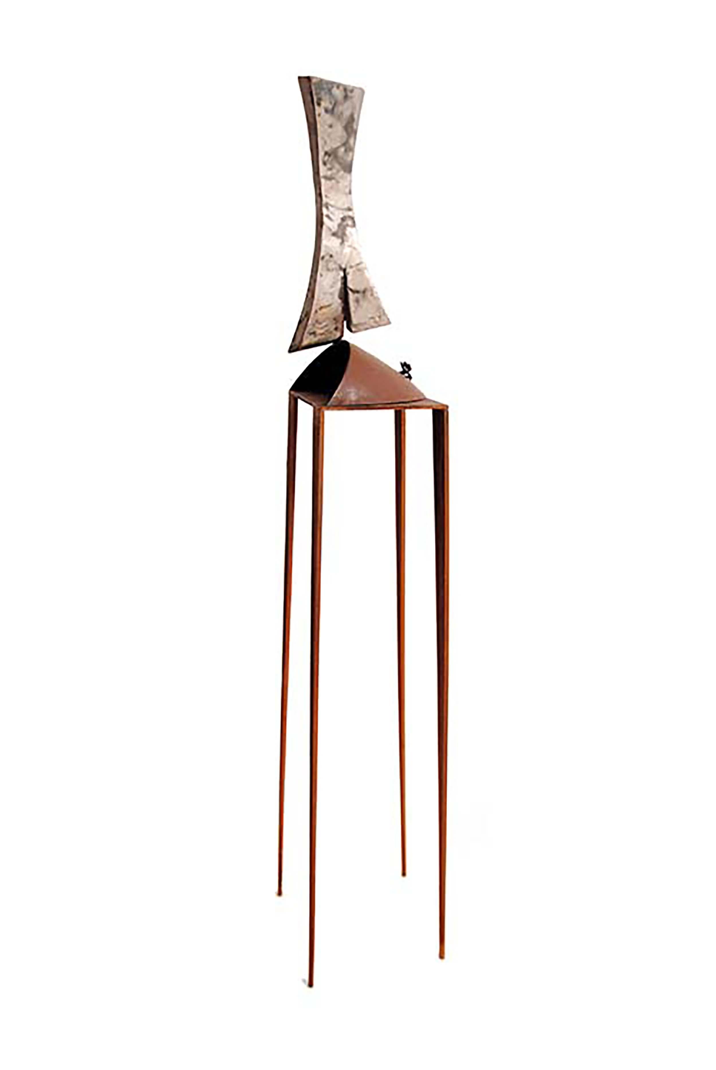 61-Marcheur - Giovanni Gelmi - contemporary patinated Steel Corten sculpture For Sale 7