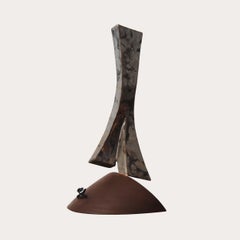 61-Marcheur - Giovanni Gelmi - contemporary patinated Steel Corten sculpture