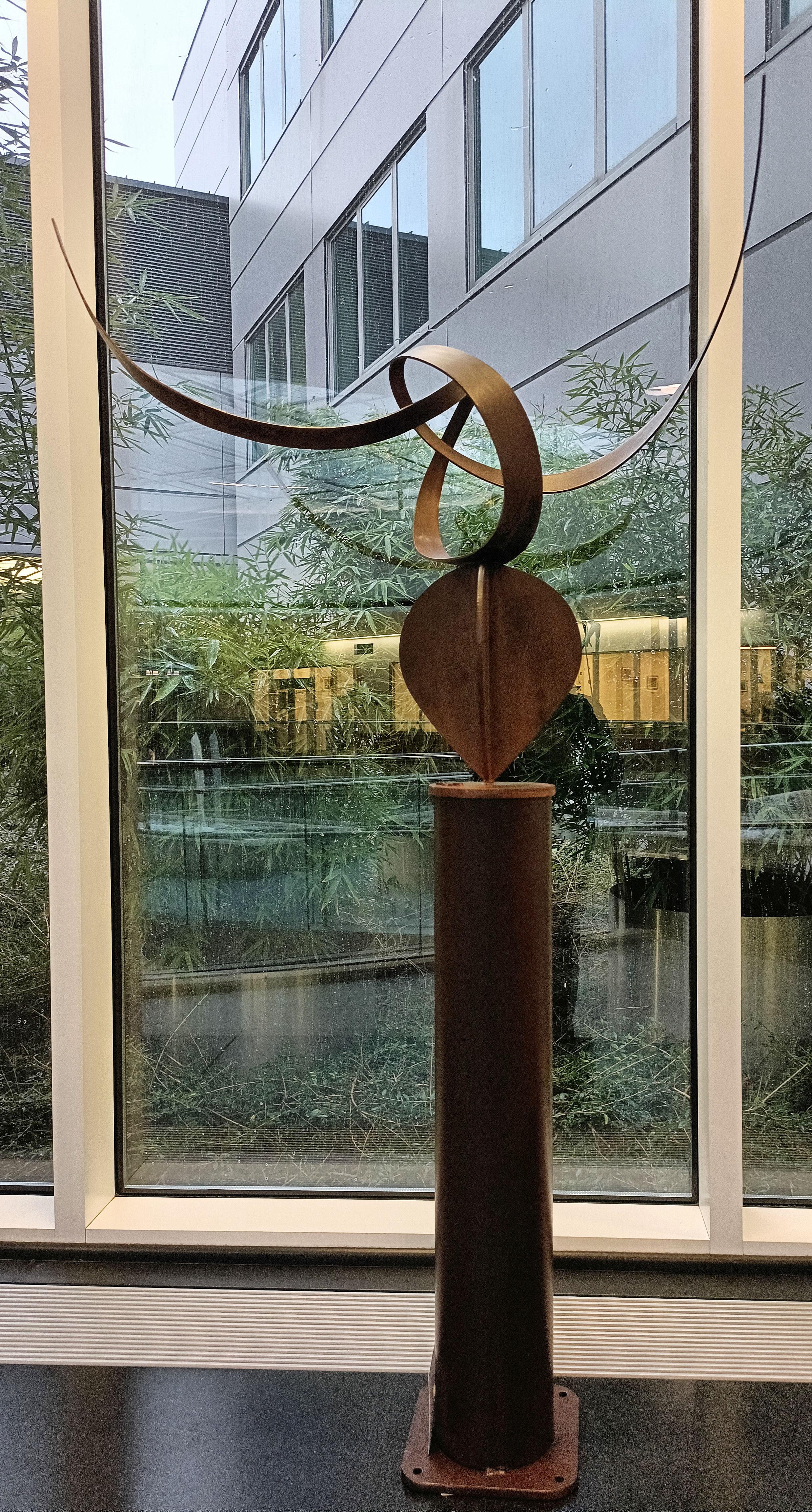 9-Envol - Giovanni Gelmi - contemporary patinated Steel Corten sculpture For Sale 1