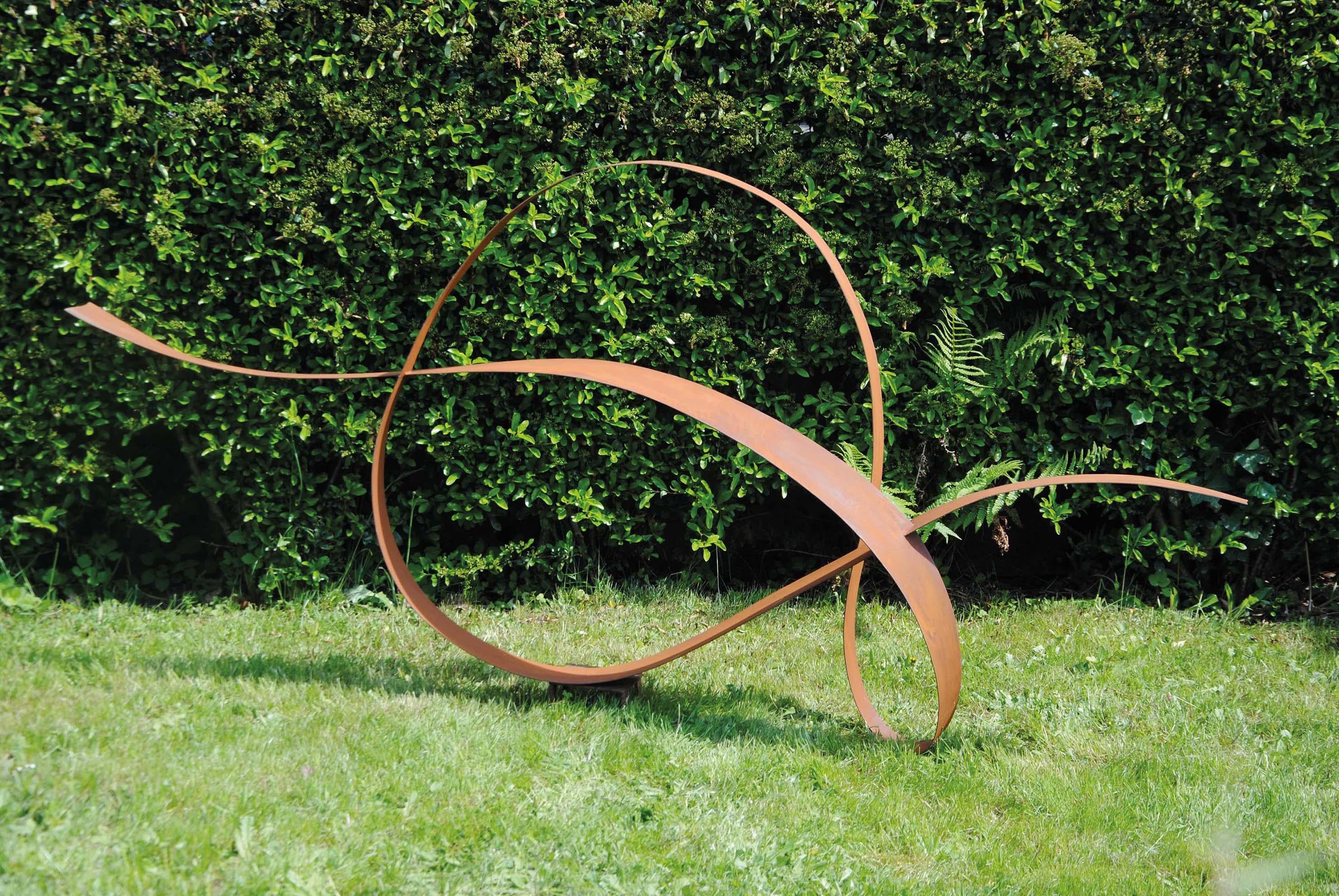 Skulptur 37 - Giovanni Gelmi - zeitgenössische Stahlskulptur für drinnen und draußen im Angebot 5