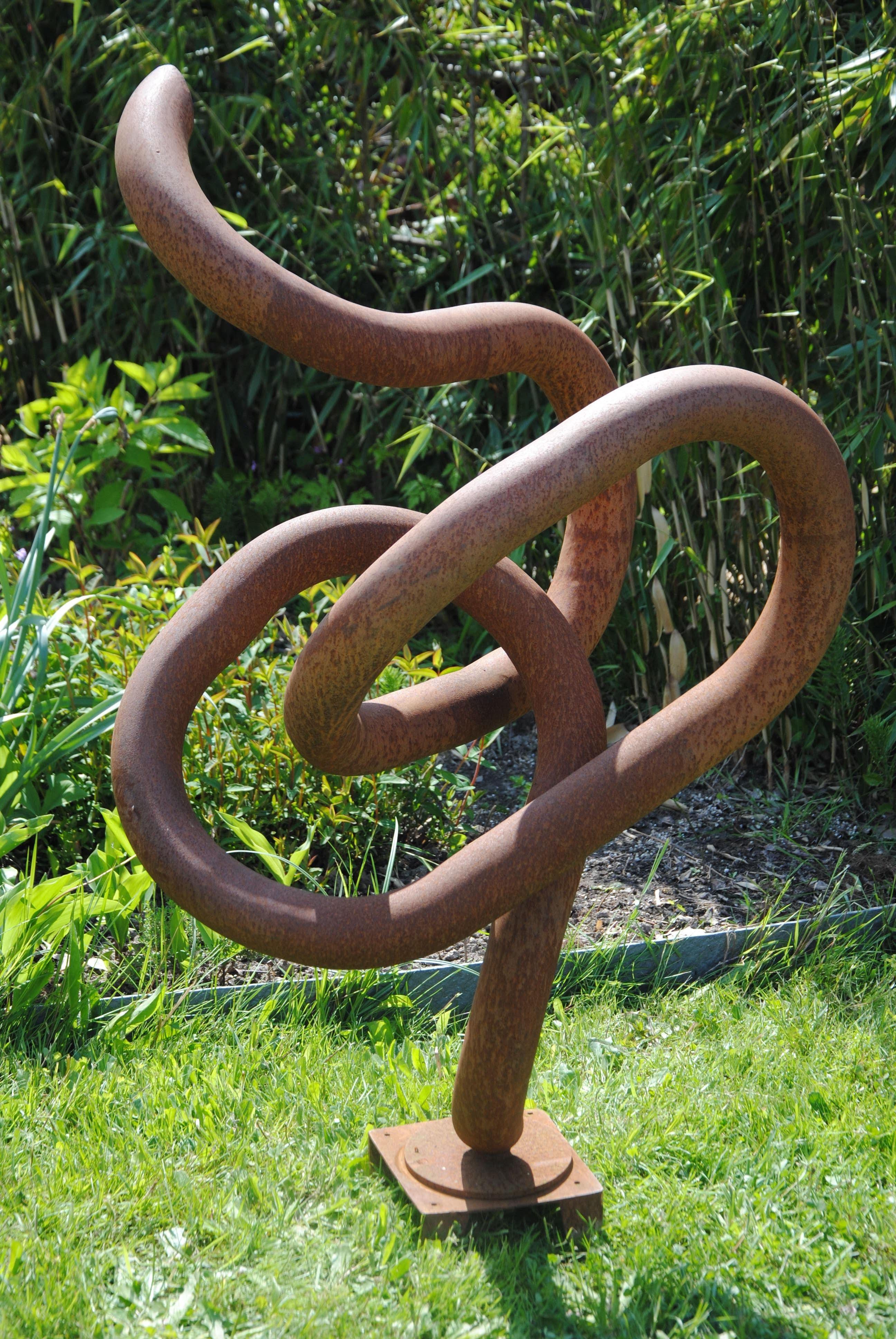 Escultura 82 - Giovanni Gelmi - escultura contemporánea de acero para exterior e interior en venta 2
