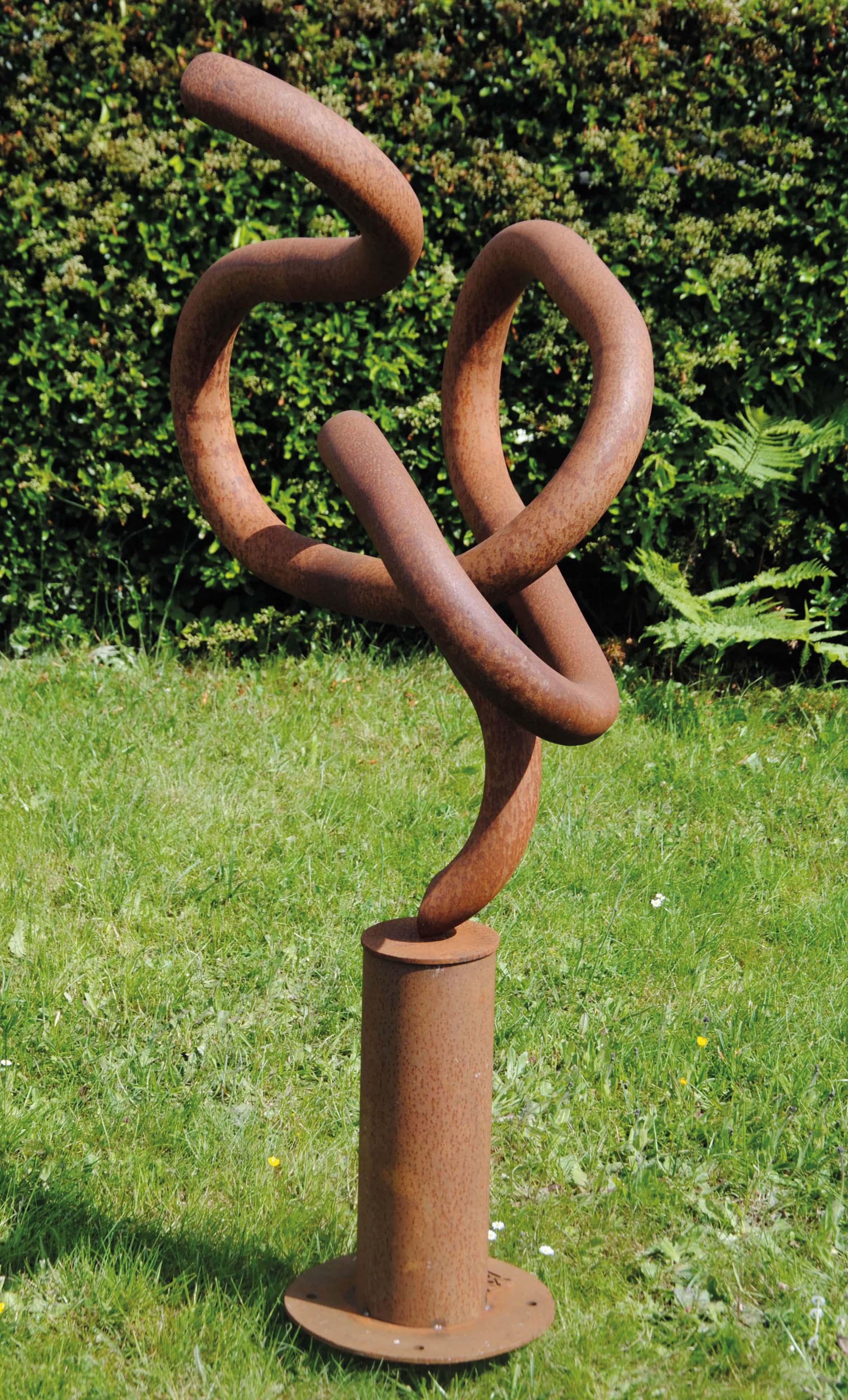 Escultura 82 - Giovanni Gelmi - escultura contemporánea de acero para exterior e interior en venta 3