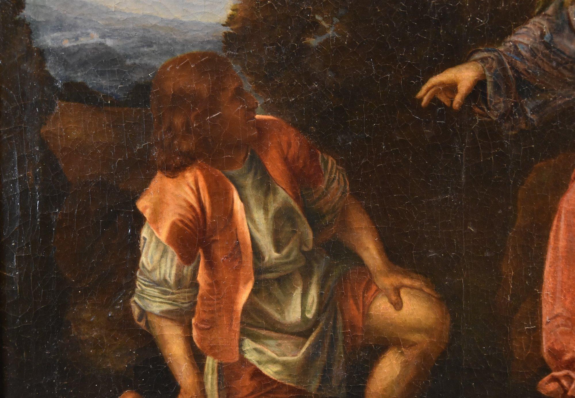 Toby Angel Savoldo Religiöse Gemälde, Öl auf Leinwand, Alter Meister, 17./18. Jahrhundert im Angebot 3