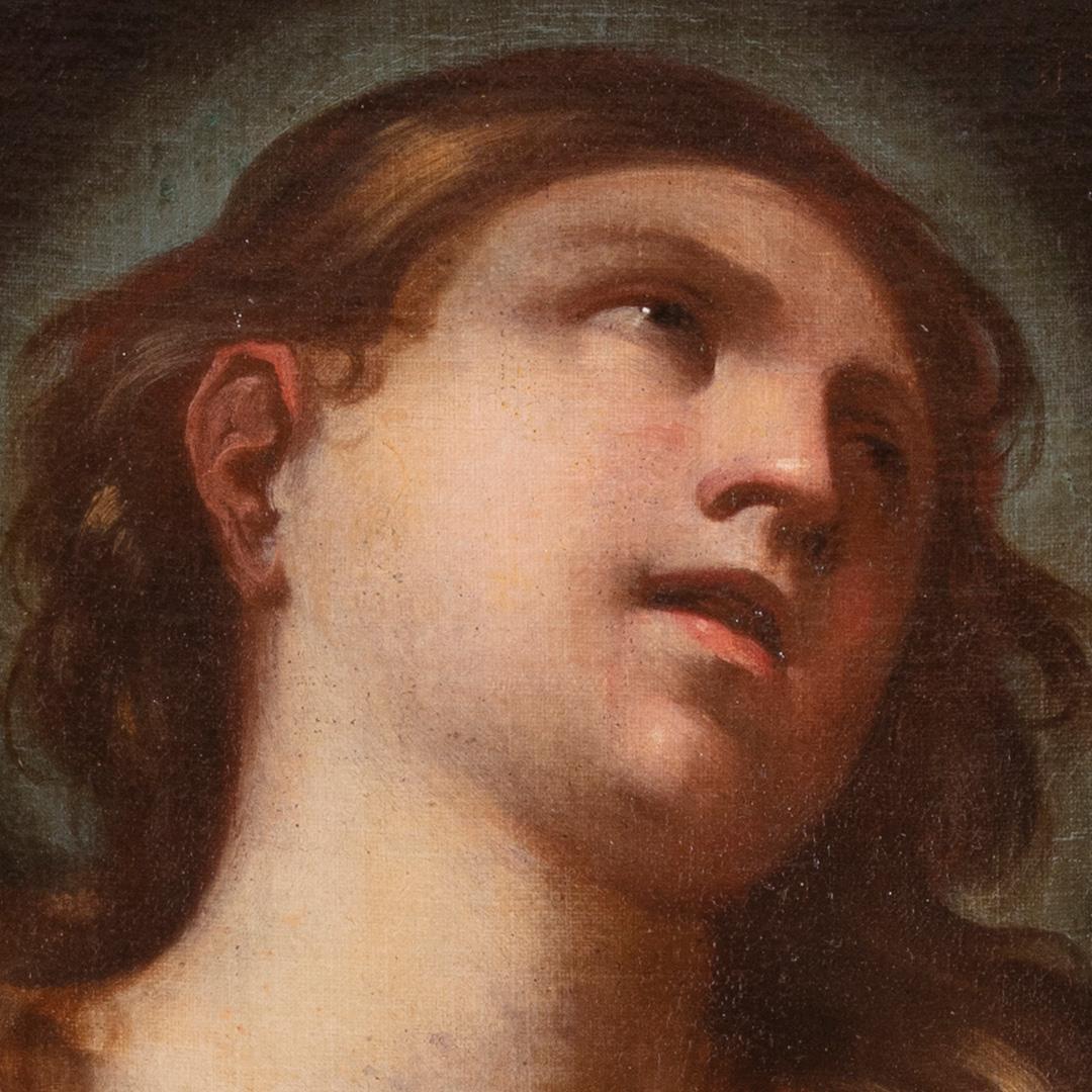 Giovanni Girolamo Bonesi Mary Magdalene, Ölgemälde auf Leinwand, 17.-18. Jahrhundert im Angebot 3