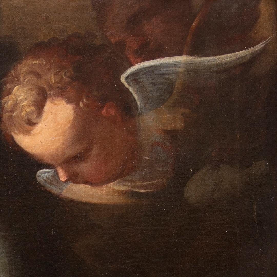 Giovanni Girolamo Bonesi Mary Magdalene, Ölgemälde auf Leinwand, 17.-18. Jahrhundert im Angebot 6