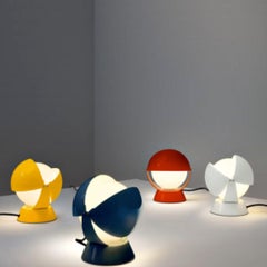 Giovanni Gorgoni 'Buonanotte' Metal & Acrylic Table Lamp in Blue for Stilnovo