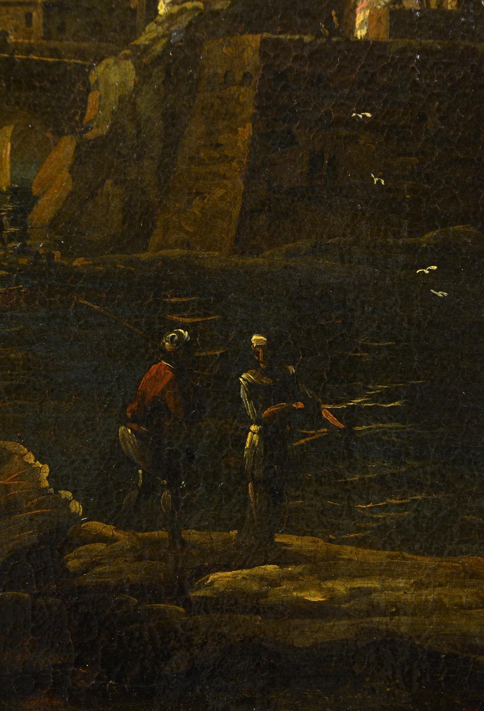 Nocturnal Landscape Troy Grevenbroeck Paint Oil on canvas Old master 17th Centur 6