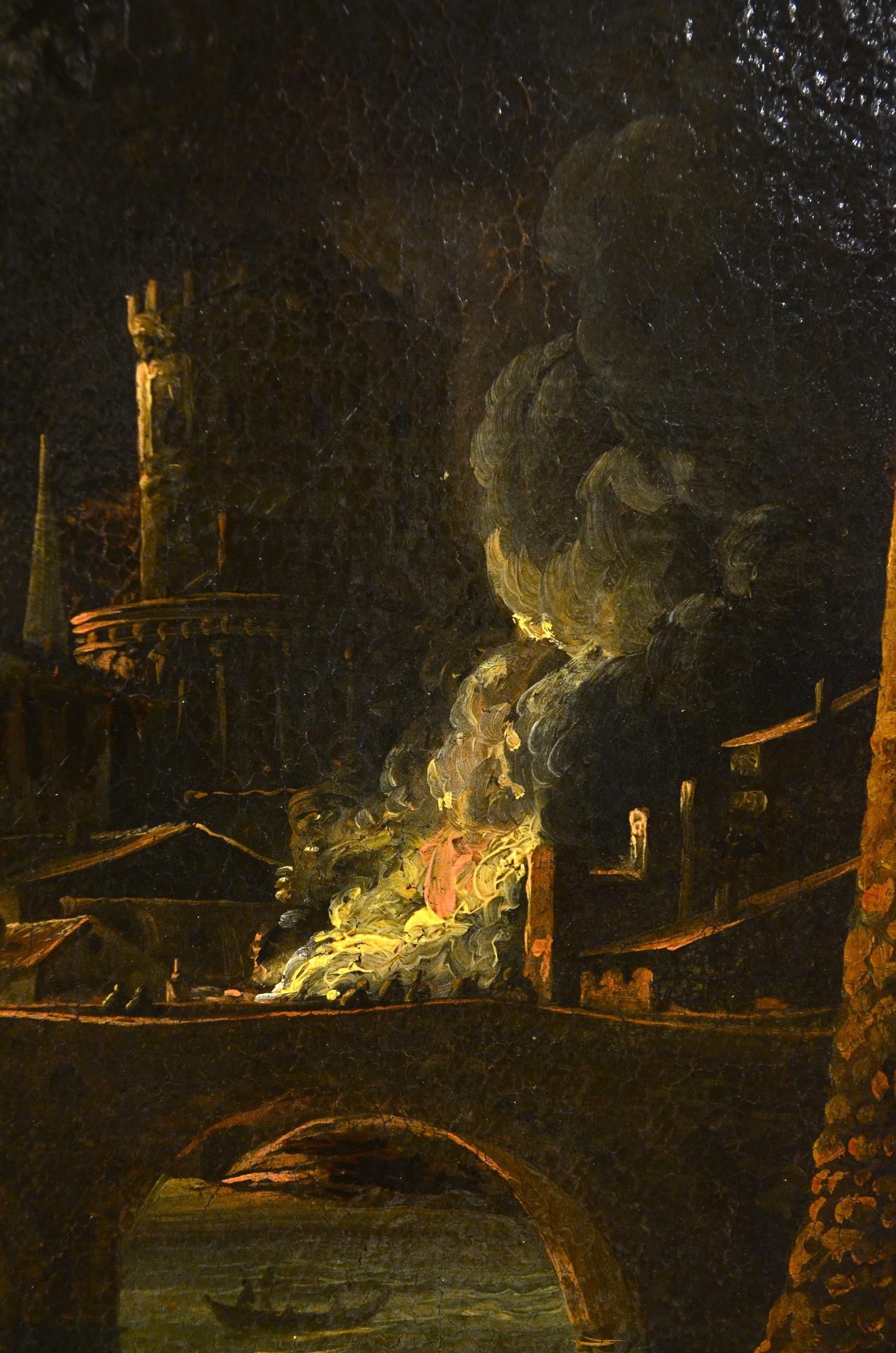 Nocturnal Landscape Troy Grevenbroeck Paint Oil on canvas Old master 17th Centur 10